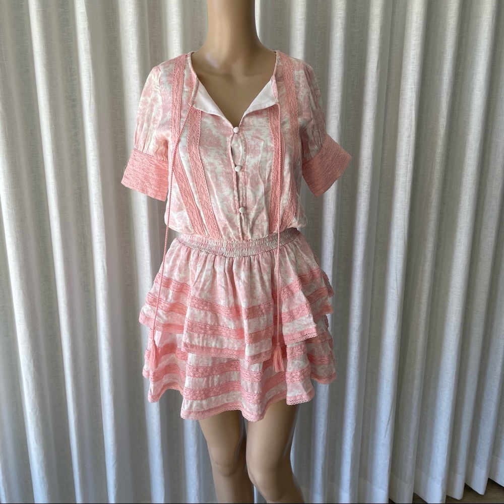 Loveshackfancy inspired mini tiered dress by Krewe Du Q.